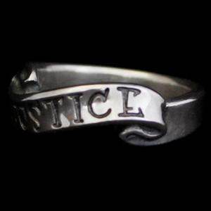 Rock and Justice EDEN - Soul Ribbon Ring <JUSTICE> - EDEN ROCK STORE