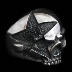 Rock and Justice EDEN - Clash Star Skull Ring - EDEN ROCK STORE
