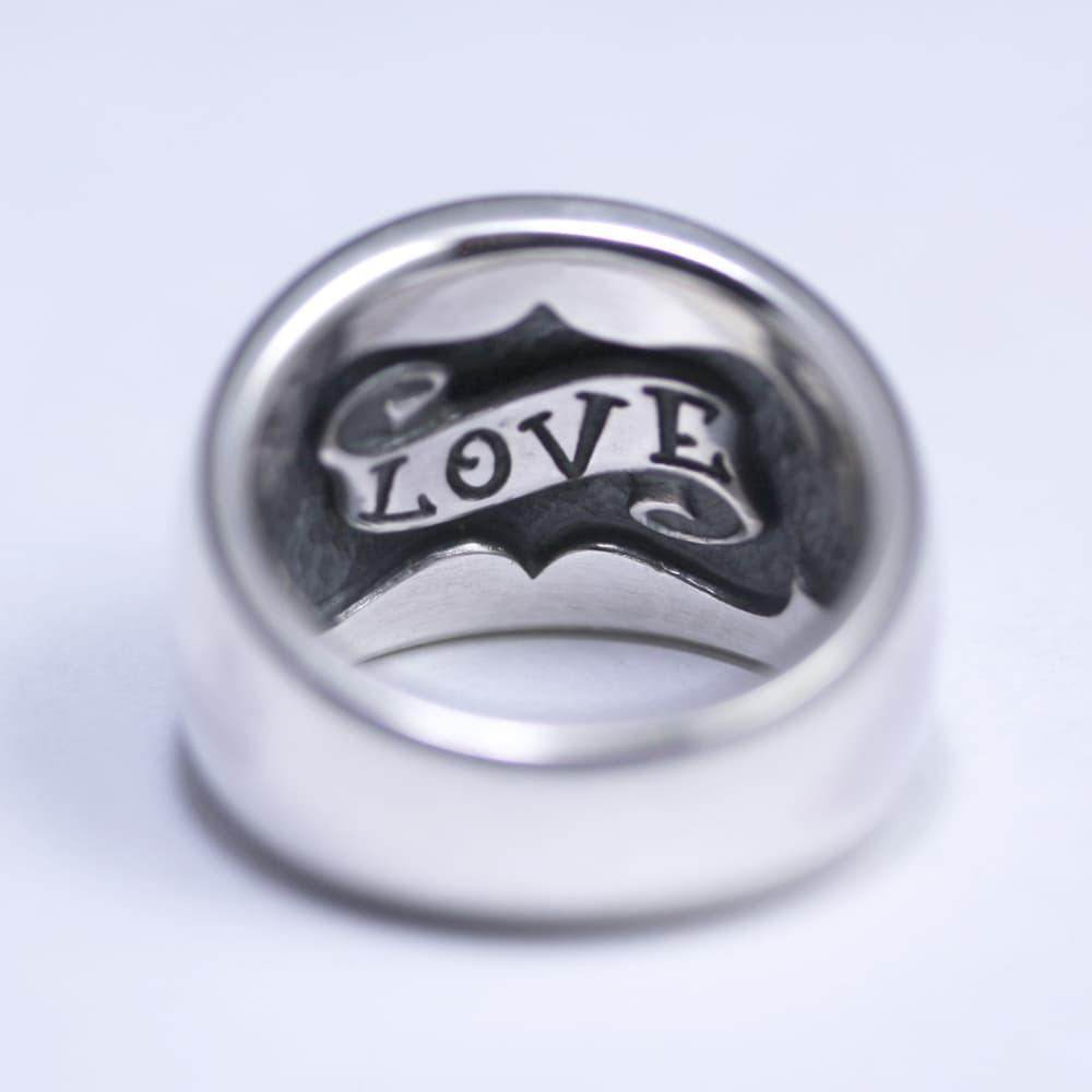 R.A.W - Domed Ring -Medium- / LOVE – RAT RACE OFFICIAL STORE