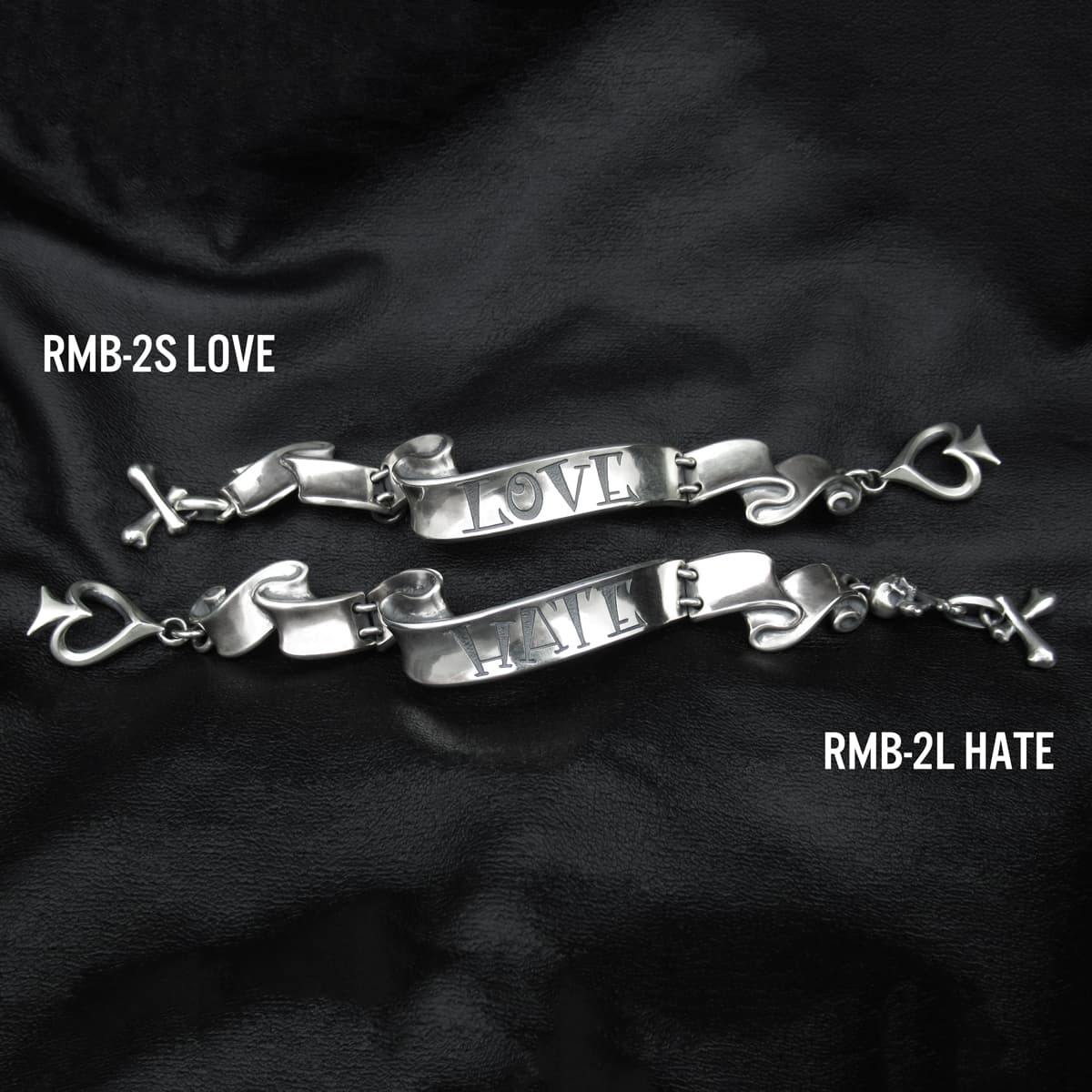 Separated Ribbon Bracelet S / LOVE [ RMVB-1SL ] - RAT RACE OFFICIAL STORE