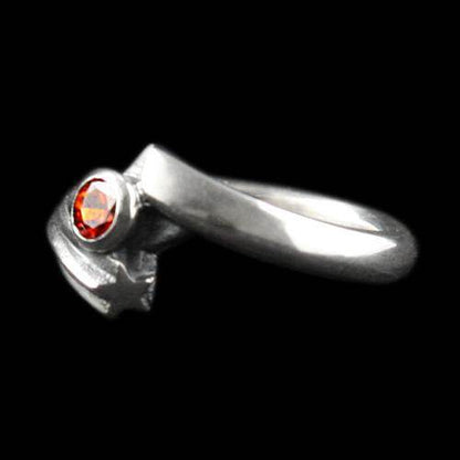 Rock and Justice EDEN - Shining Star Ring CZ/RED - EDEN ROCK STORE