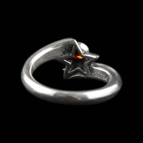Rock and Justice EDEN - Shining Star Ring CZ/RED - EDEN ROCK STORE