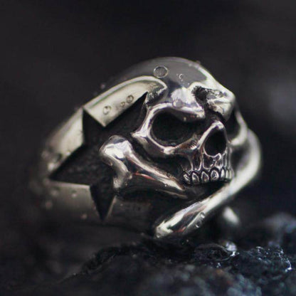 Rock and Justice EDEN - Cross Bone Skull Ring - EDEN ROCK STORE