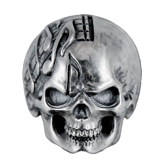 Rock and Justice EDEN - Music Man Skull Ring - EDEN ROCK STORE