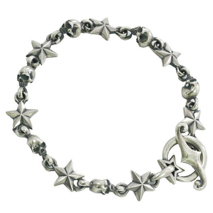 Rock and Justice EDEN - Tiny Star & Skull Bracelet - EDEN ROCK STORE