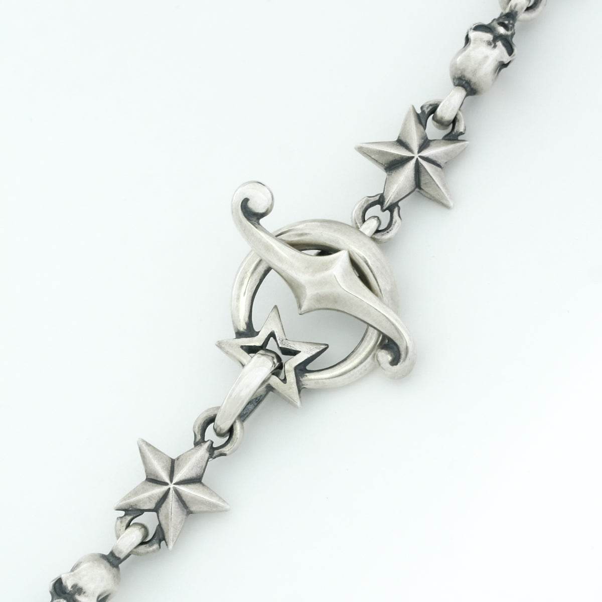 Rock and Justice EDEN - Tiny Star and Skull Necklace 50cm - EDEN ROCK STORE