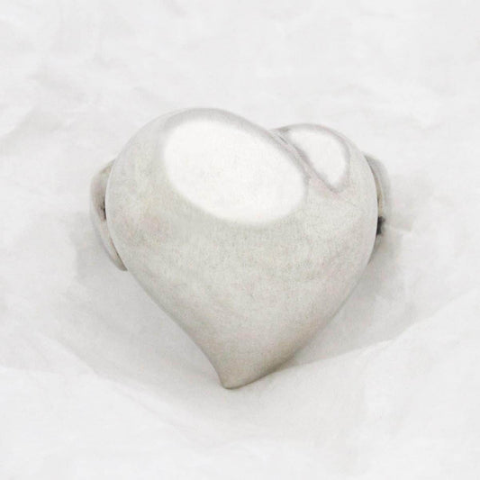 Bling Heart & Bone Ring [ LDRG-17 ] - RAT RACE OFFICIAL STORE