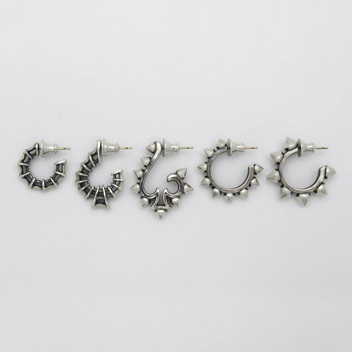 RAT RACE - Spider Web Hoop Pierce [ SWEP-2-G ] - RAT RACE OFFICIAL STORE