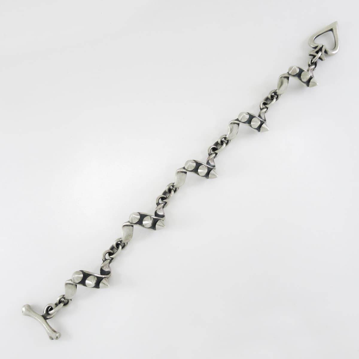 Studs on Ribbon Bracelet / LOVE