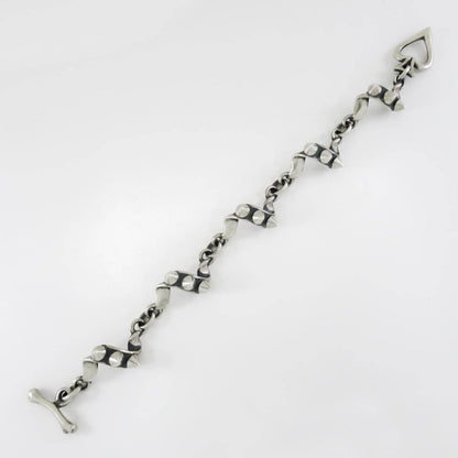 Studs on Ribbon Bracelet / LOVE