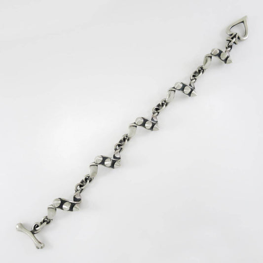 RAT RACE - Studs on Ribbon Bracelet / LOVE [ RMBT-2LL ] - RAT RACE OFFICIAL STORE