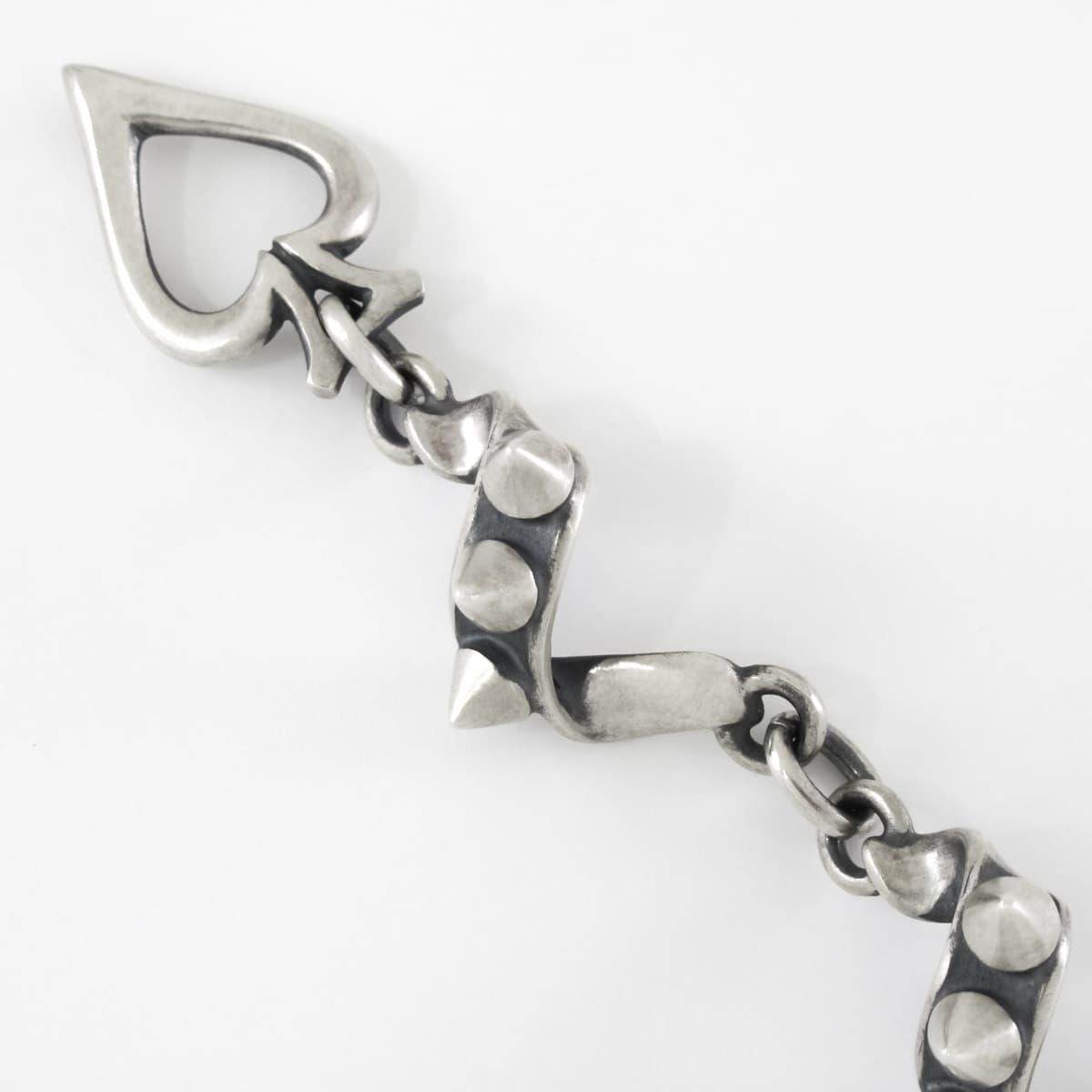 Studs on Ribbon Bracelet / LOVE
