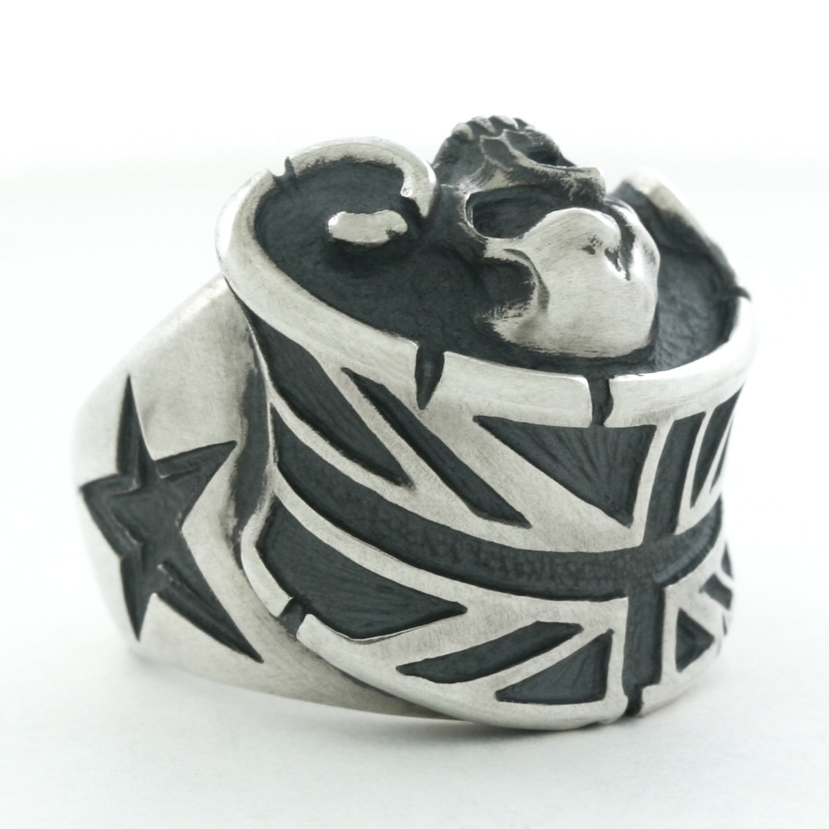 Rock and Justice EDEN - Flag Ring "UK" - EDEN ROCK STORE