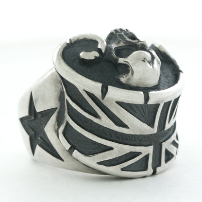 Rock and Justice EDEN - Flag Ring "UK" - EDEN ROCK STORE