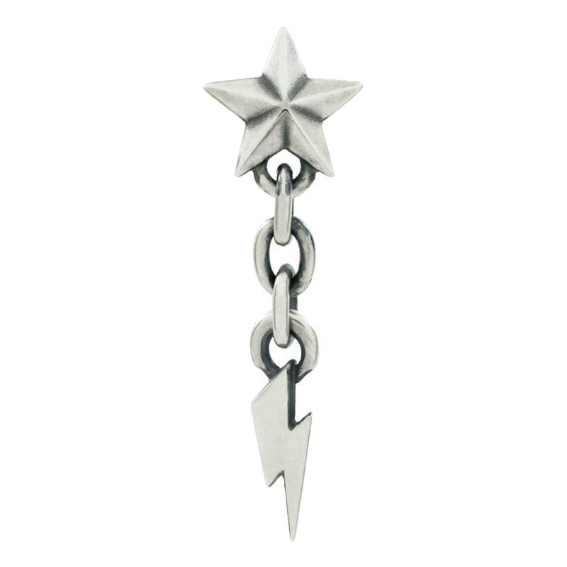 Rock and Justice EDEN - Tiny Star Pierce with Lightning Chain - EDEN ROCK STORE