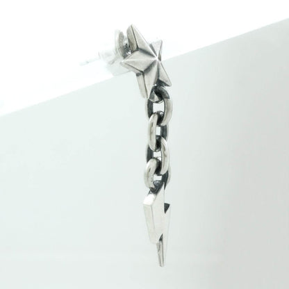 Rock and Justice EDEN - Tiny Star Pierce with Lightning Chain - EDEN ROCK STORE
