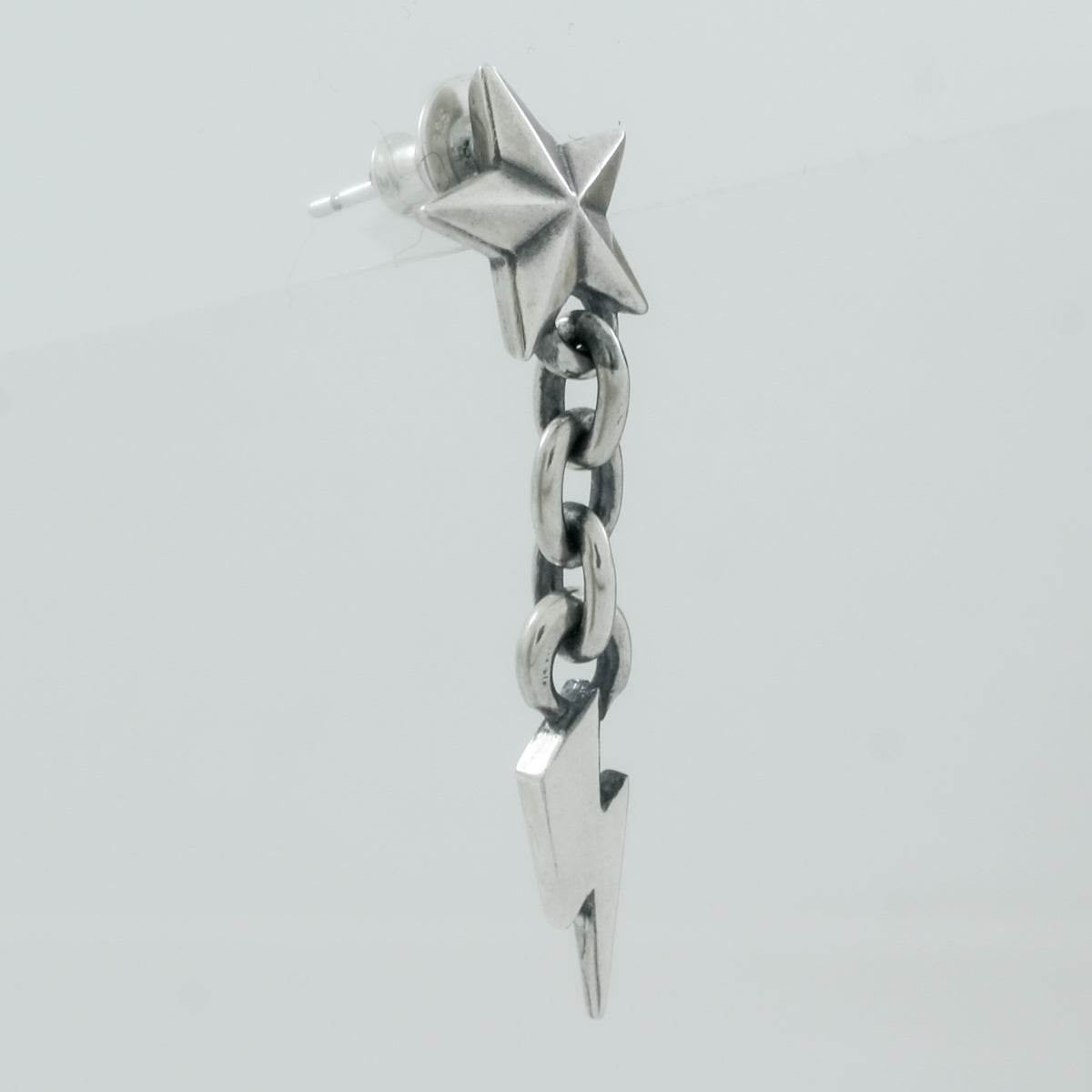 Rock and Justice EDEN - Tiny Star Pierce with Lightning Chain - EDEN ROCK STORE