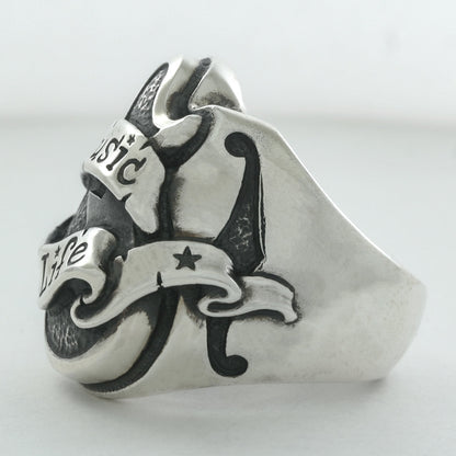 Rock and Justice EDEN - Guitar with Ribbon Ring "Music" - EDEN ROCK STORE