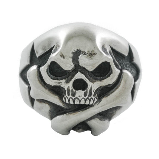 Rock and Justice EDEN - Cross Bone Skull Ring - EDEN ROCK STORE