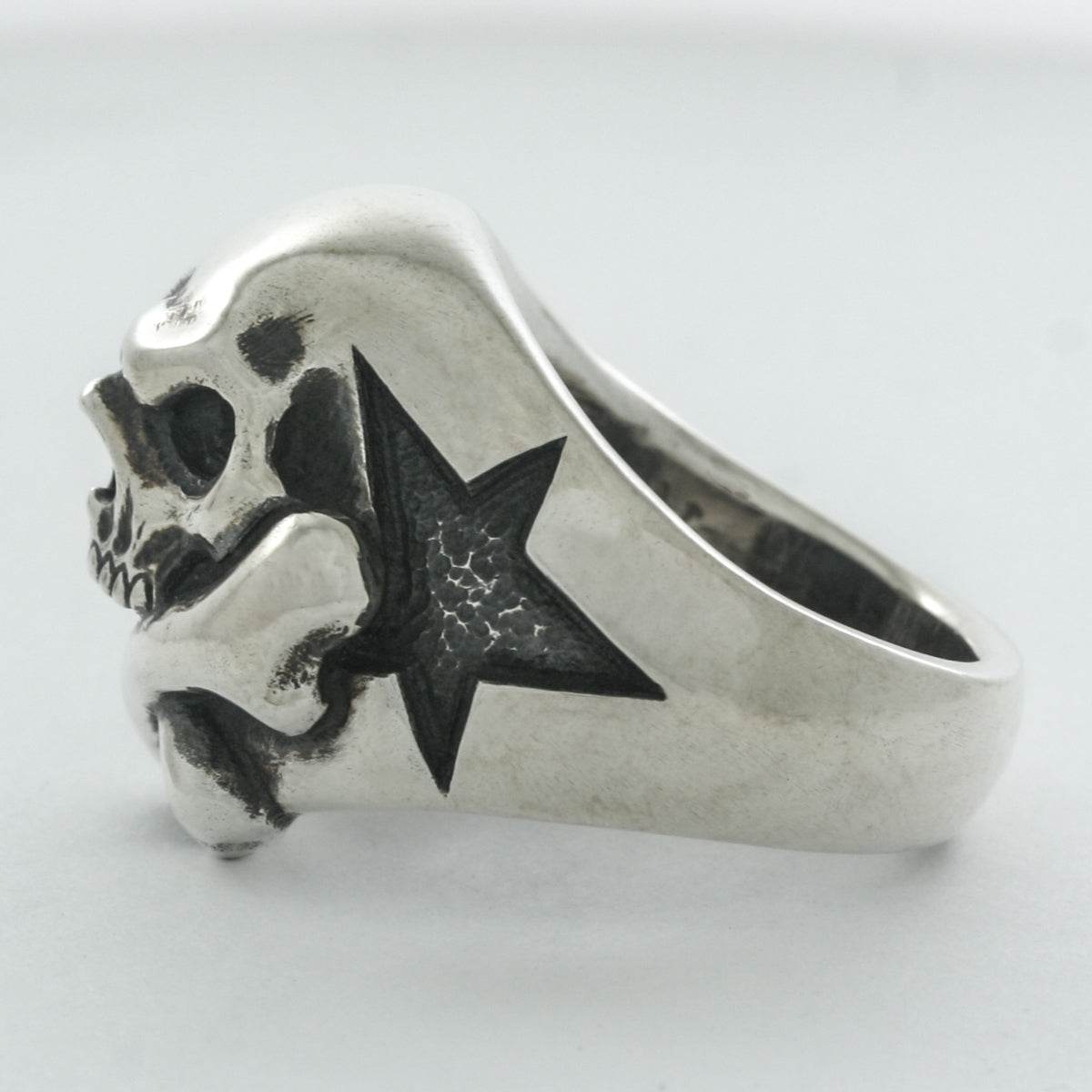 Rock and Justice EDEN - Cross Bone Skull Ring - EDEN ROCK STORE
