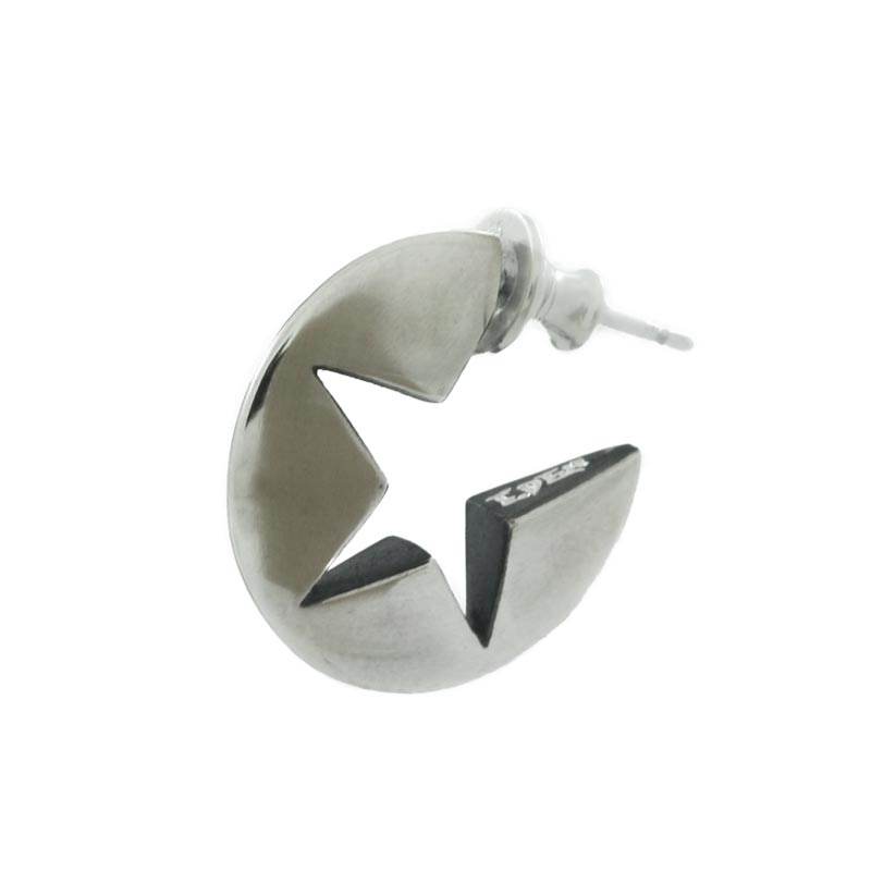 Rock and Justice EDEN - Circle Star Hoop Pierce - EDEN ROCK STORE