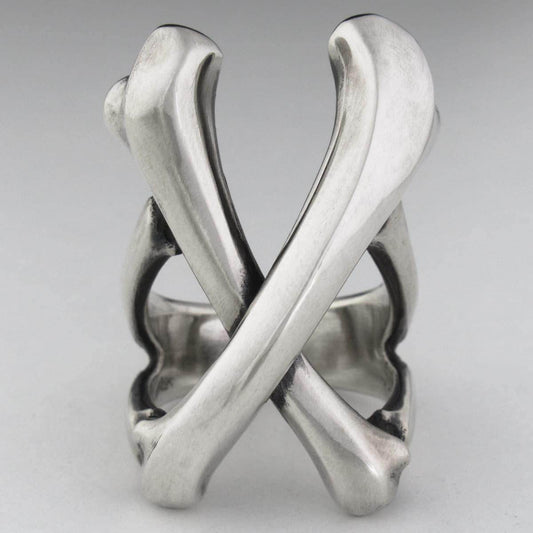 RAT RACE - Large Cross Bone Ring [ BCR-2 ] - RAT RACE OFFICIAL STORE