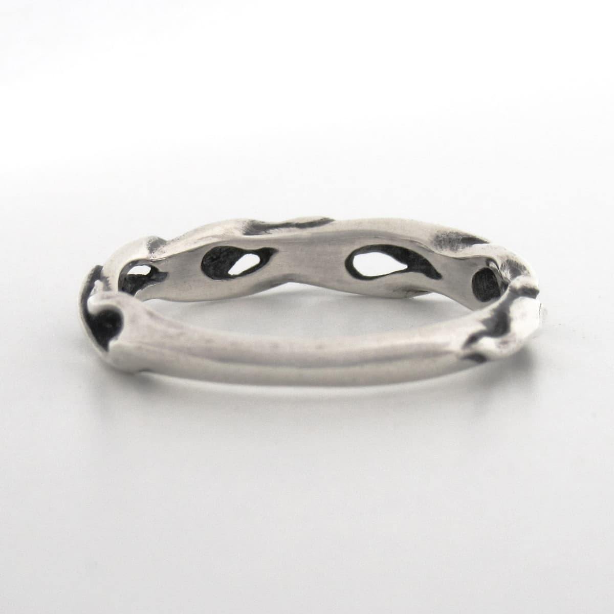 Undulate Flare Ring SS [ F-6 ] - RAT RACE OFFICIAL STORE