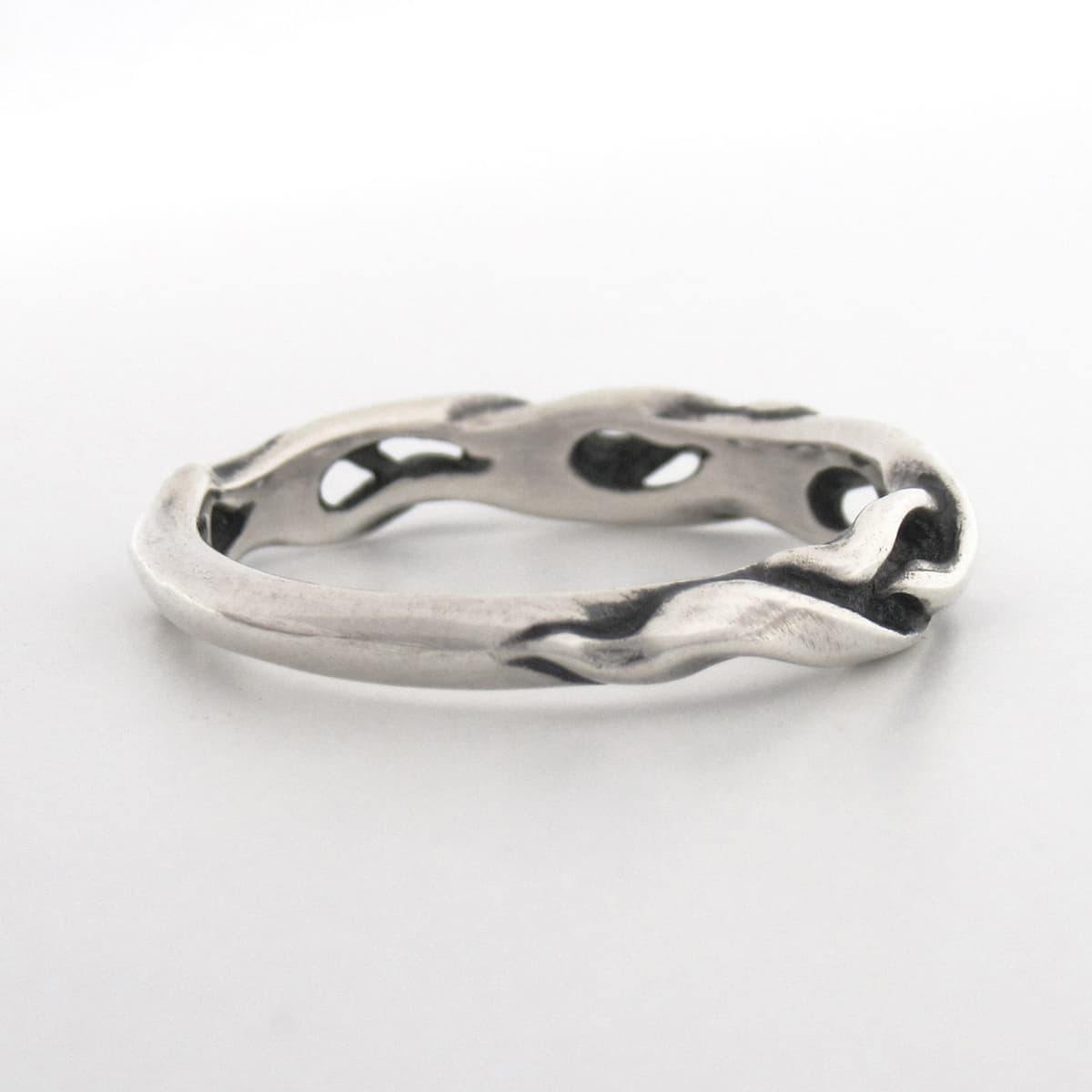 Undulate Flare Ring SS [ F-6 ] - RAT RACE OFFICIAL STORE