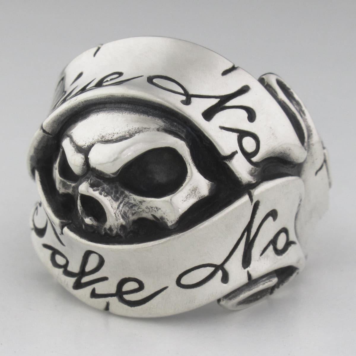 Give No Take No Skull Ring 2 [ GTSR-2 ] - RAT RACE OFFICIAL STORE