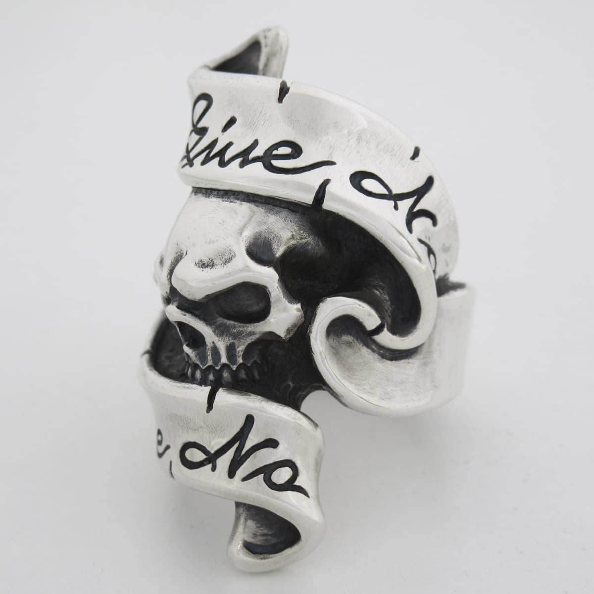 Give No Take No Skull Ring 3