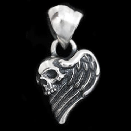 Wing Heart with Skull Top [ LDP-7 ] - RAT RACE OFFICIAL STORE