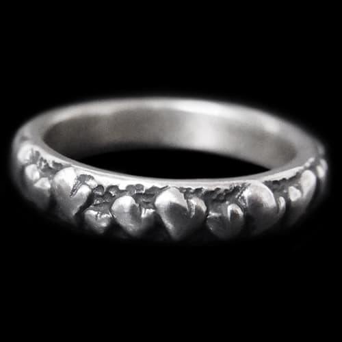 Heart Band Ring [ LDRG-7 ] - RAT RACE OFFICIAL STORE