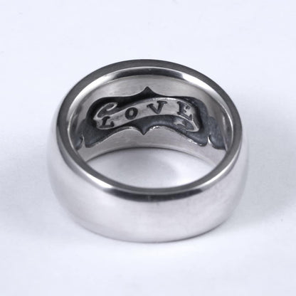 Domed Ring -Narrow- / LOVE [ RAWR-5NL ] - RAT RACE OFFICIAL STORE