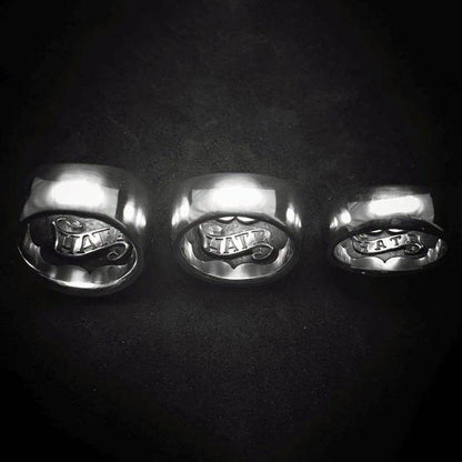 Domed Ring -Wide- / HATE [ RAWR-5WH ] - RAT RACE OFFICIAL STORE