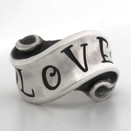 Message On Ribbon Ring / LOVE [ RMR-3L ] - RAT RACE OFFICIAL STORE
