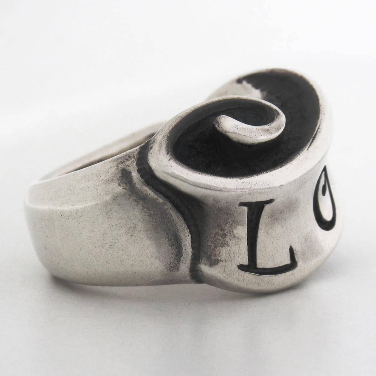 Message On Ribbon Ring / LOVE [ RMR-3L ] - RAT RACE OFFICIAL STORE