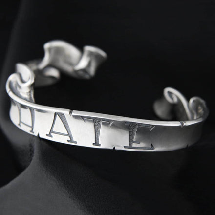 ラットレース - Message On Ribbon Bangle HATE L – RAT RACE OFFICIAL