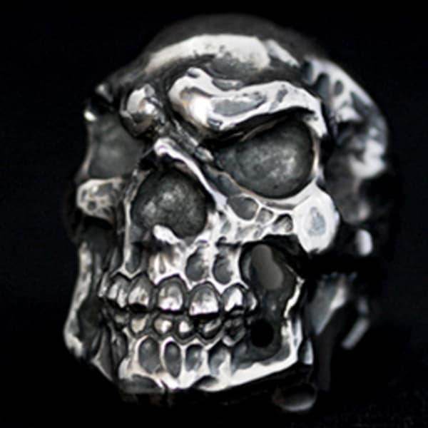 Extra Large Skull Ring [ TDSR-1 ] - RAT RACE OFFICIAL STORE