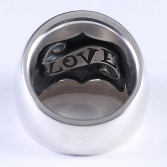 Domed Ring -Wide- / LOVE [ RAWR-5WL ] - RAT RACE OFFICIAL STORE