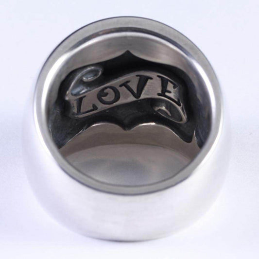 Domed Ring -Wide- / LOVE [ RAWR-5WL ] - RAT RACE OFFICIAL STORE