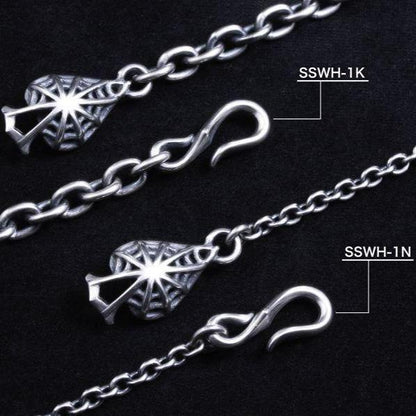 Spade SW & Hook Neck Chain K [ SSWH-1KS-45 ] - RAT RACE OFFICIAL STORE
